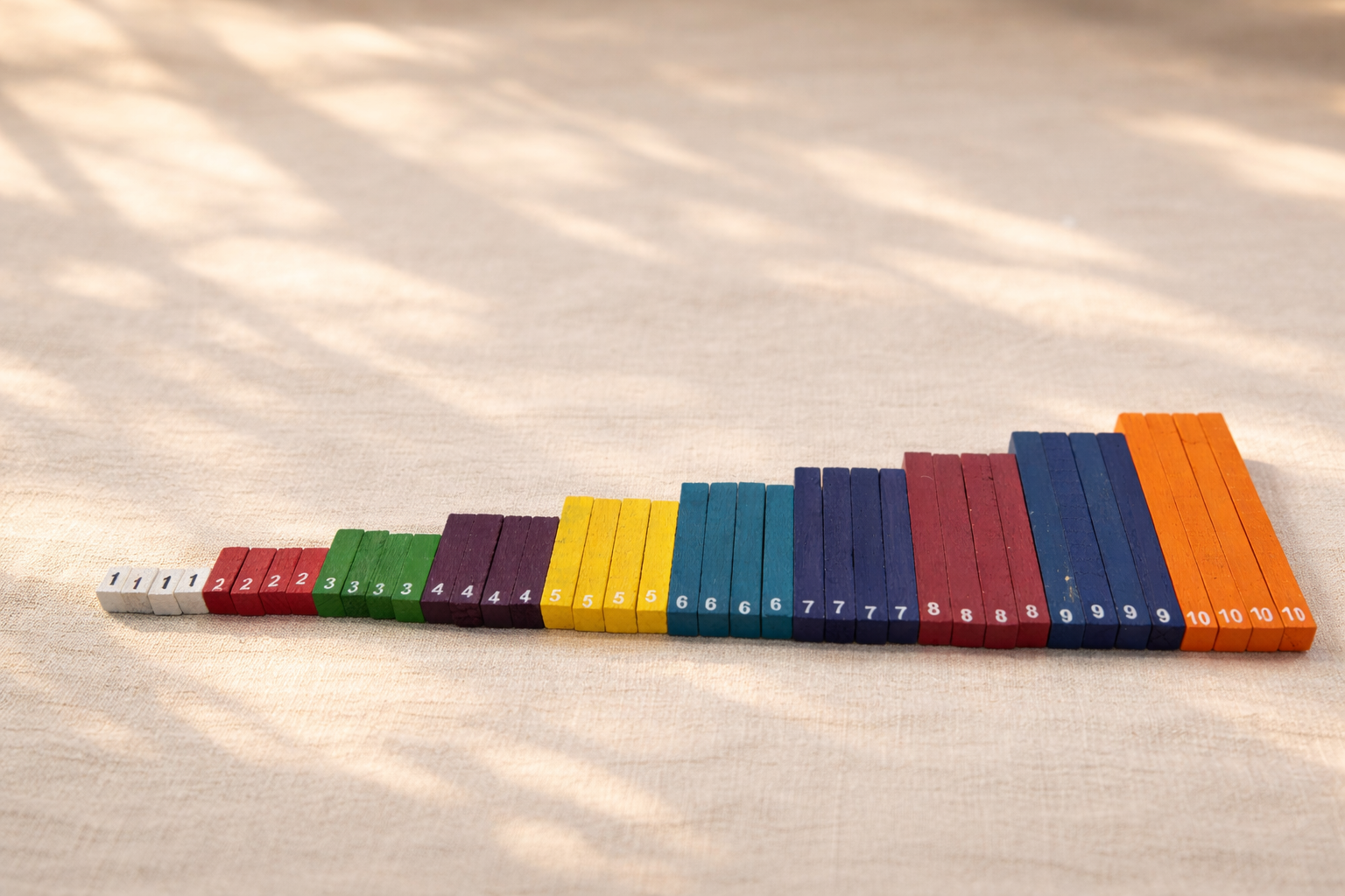 Montessori Number Rods (40pc)