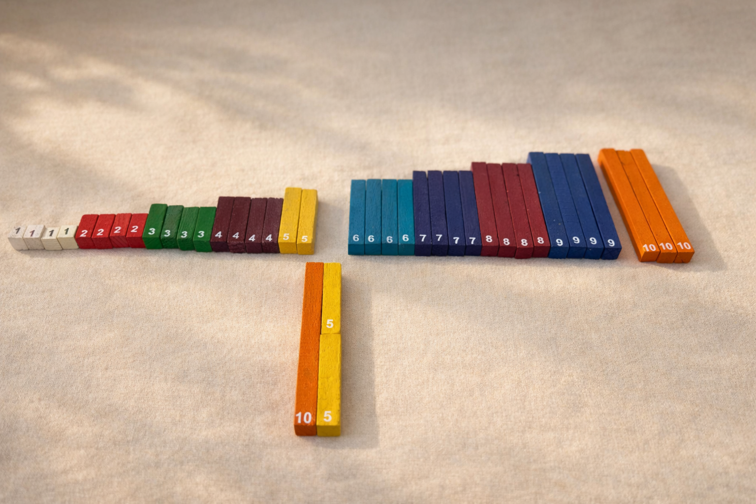 Montessori Number Rods (40pc)