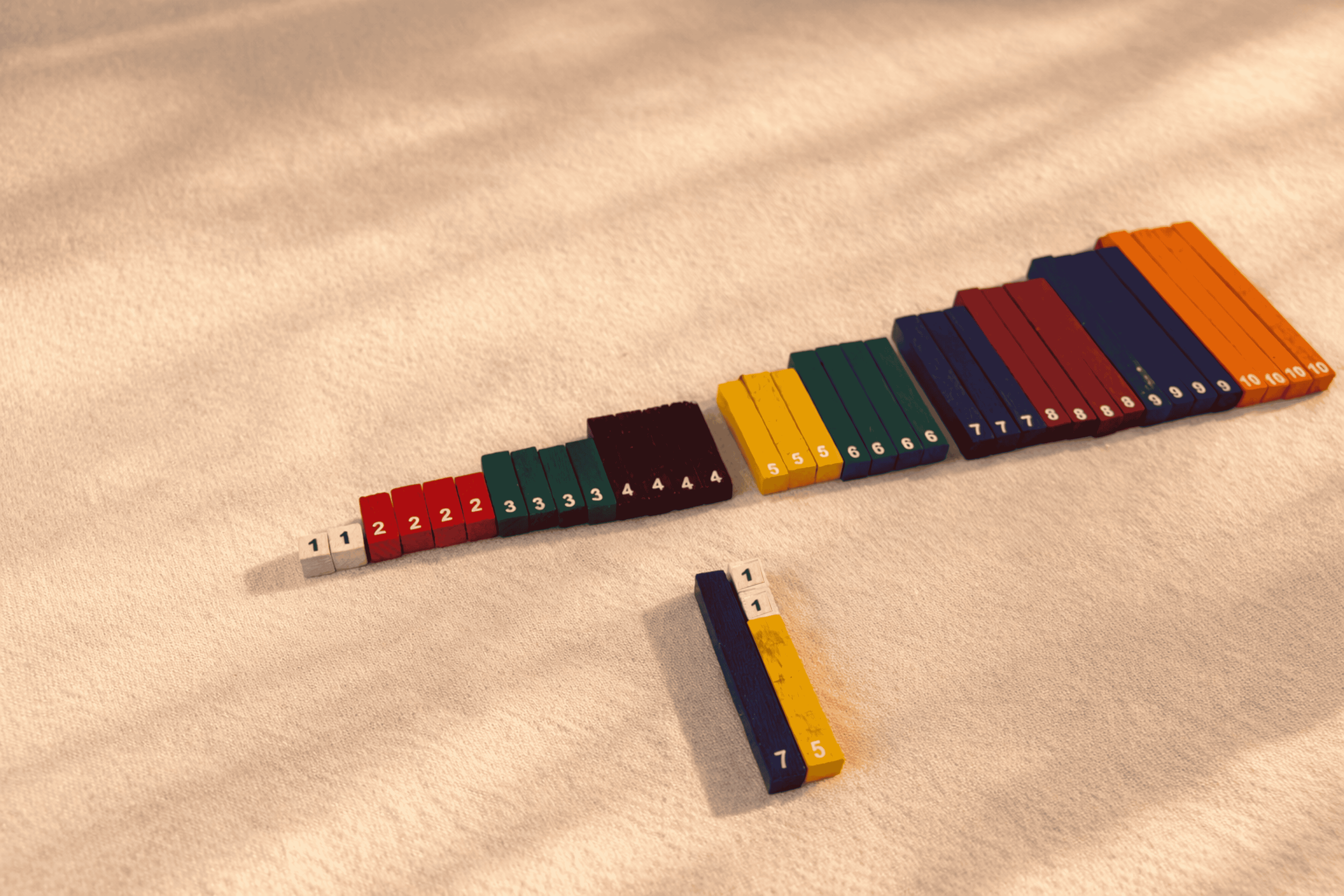 Montessori Number Rods (40pc)