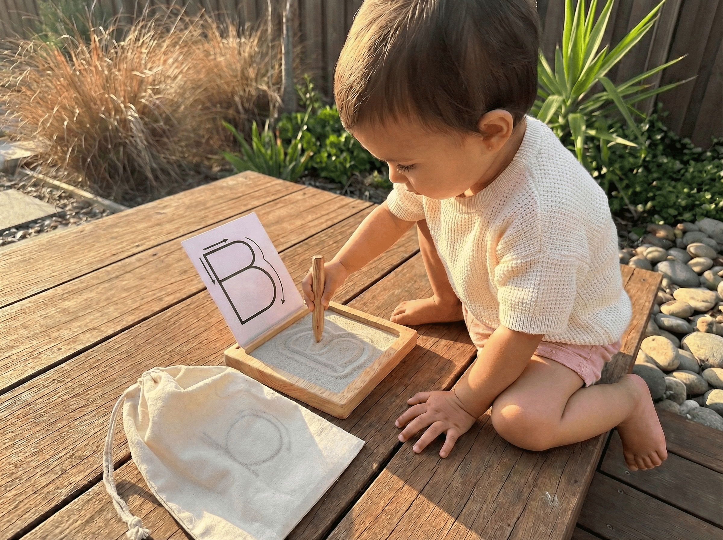 Tactile Sand Writing Tray Kit