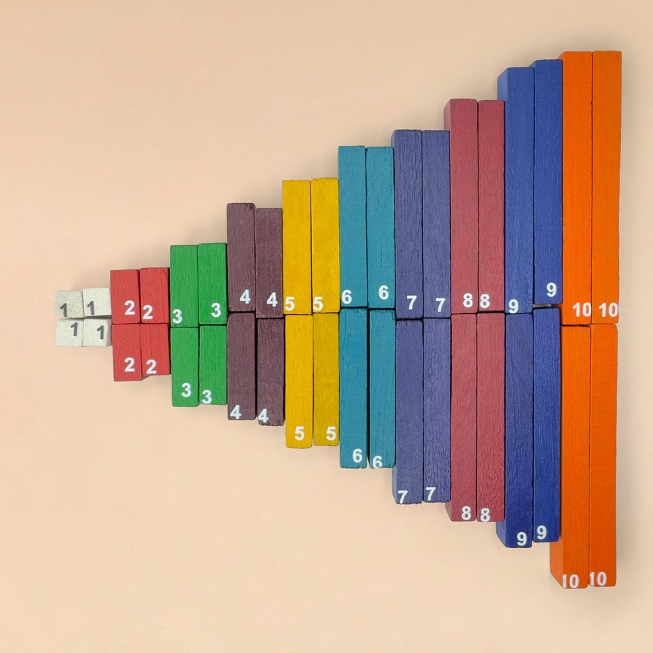 Montessori Number Rods (40pcs) - Pint Sized Toys
