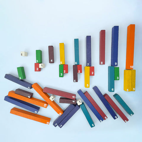 Montessori Number Rods (40pcs) - Pint Sized Toys
